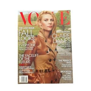 Vogue Magazine August 2013 The Age Issue Claire Danes Cover Fashion Beauty Style